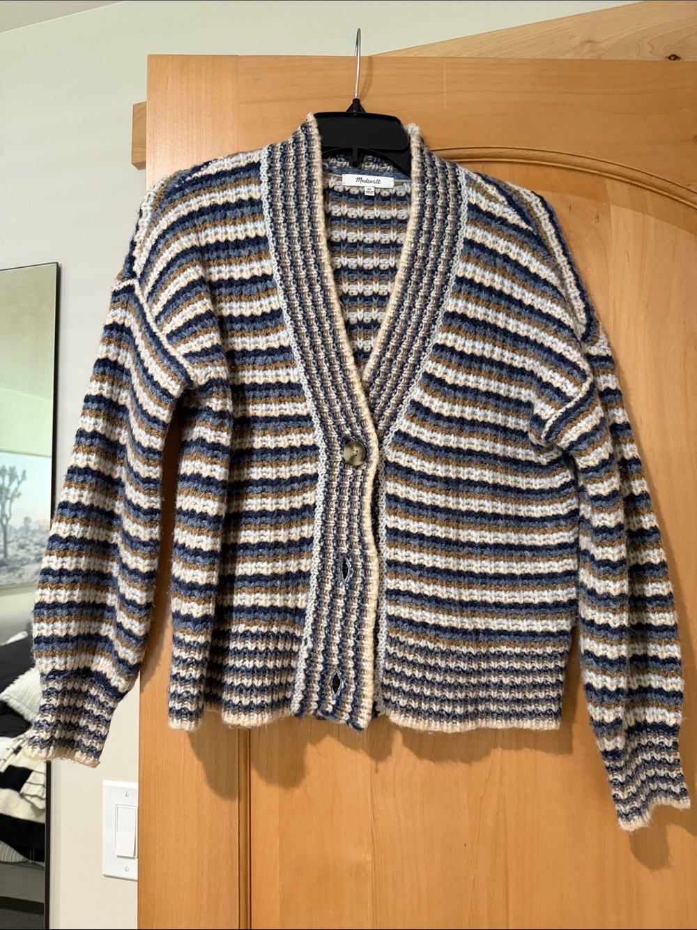 Madewell Striped Cardigan